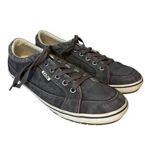 Taos Star Canvas Sneakers Women's‎ Brown Lace Up Casual Comfort Shoes Size 9.5
